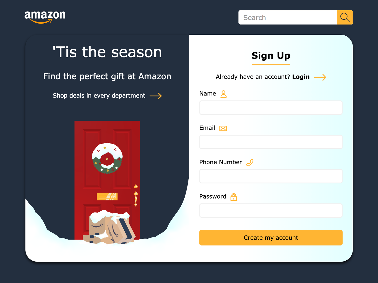 Example of UI Challenge