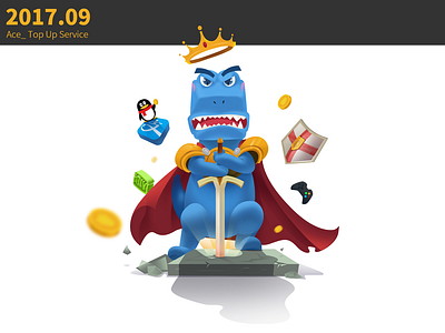 Ace_Superbuy IP 虚拟充值 ui 品牌 插图