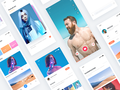 Short Video App Conceptual Design app colour conceptual daily 100 design dribbble icon ios iphone x light logo picture scenery short video shot ui ux video white