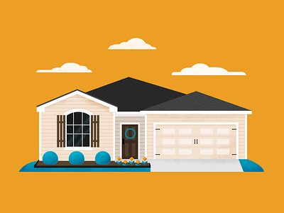 Mi Casa adobe adobe animate casa cute flat home house house illustration illustrator minimal texture textured