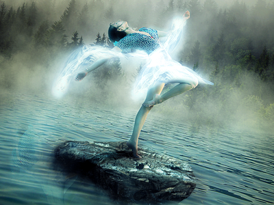 Dancing On My Own artdirection creative digital art new idea photo manipulation photomanipulation retouching visual effects