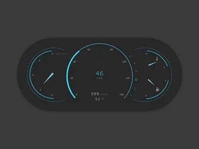 Daily Ui 034 Car Interface car interface dailyui dailyui 034 dashboard ui
