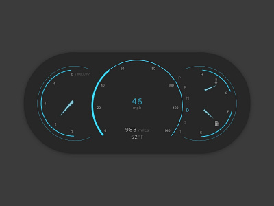 Daily Ui 034 Car Interface car interface dailyui dailyui 034 dashboard ui