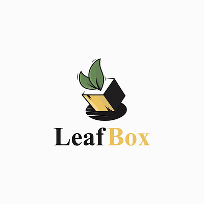 Leaf Box Logo abstract agricultural agriculture agronomy art bio box box design box icon business concept design eco element environment farm farming field food fresh