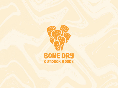 Outdoor Goods bone dry branding desert logo nature outdoor outdoor goods utah