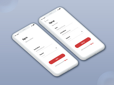 Login Ui Design log in sign up