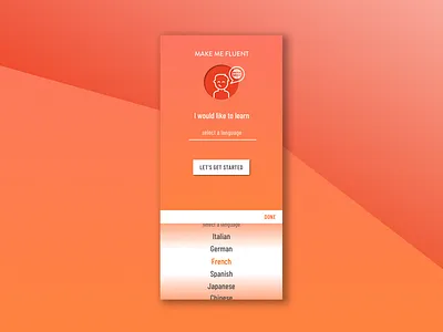 Daily UI #027 dailyui dropdown menu languages uidesign uxdesign