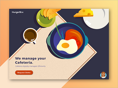 Hero Page branding design illustration ui ux vector web website