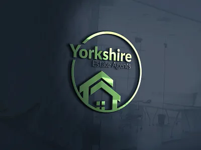 York shire realty logo branding logo vector