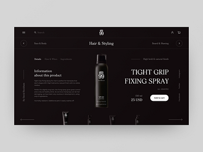 House 99 by David Beckham ecommerce redesign art black clean design ecommerce elements fashion grid interace layout minimal product style typography ui ux design web white