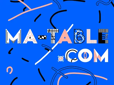 ma-table.com brand identity art brand brand and identity branding creation design illustration logo logotype logotypedesign photoshop surreal surrealism ui ux
