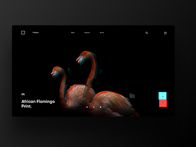 Glitch cover cover flamingo glitch glitch effect landing slider