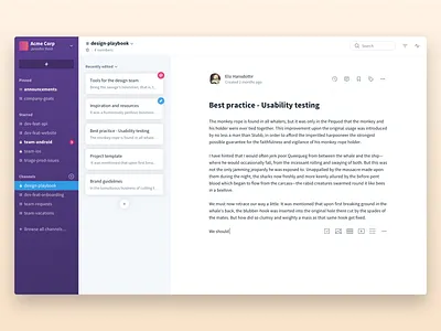 Favro UI Exploration - Notes app collaboration design docs exploration notes sketch ui ux web