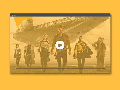 057 Video Player app box daily 100 daily 100 challenge dailyui design flat icon minimal mockup ui ux web website