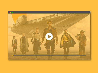 057 Video Player app box daily 100 daily 100 challenge dailyui design flat icon minimal mockup ui ux web website