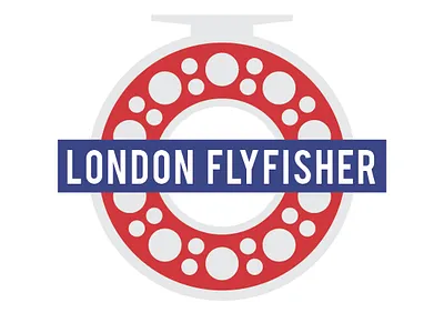 London Fly Fisher branding design fly fishing flyfishing illustration illustrator logo london london underground reel tfl tube vector vlog