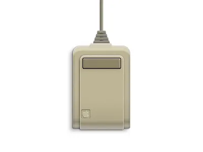 Apple - Lisa Mouse (1983) apple apple devices depth device hardware mouse shadow sketch skeuomorphic skeuomorphism
