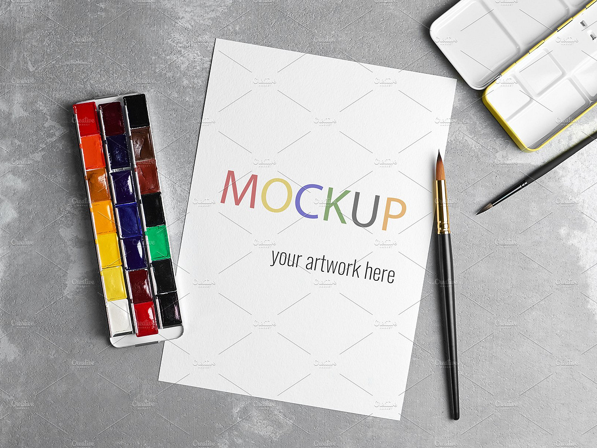 Artwork Mockup By Veronika On Dribbble