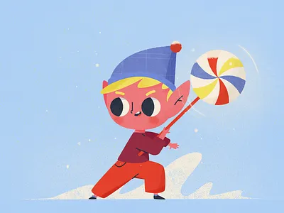 N.W.A. angry candy celebration character character illustration christmas drawing elf flat funny gnome illustration motion new year present presents santa santa claus sassy vector