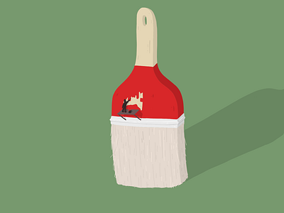 The brush - illustration art by Samy Löwe creative design digitaldrawing drawing illustration illustration art illustrator ipad painted vector