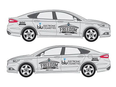 Blu Ford Fusion Advance Vehicle