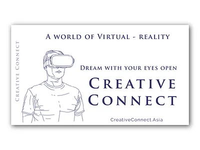 Daily UI - 73 Virtual Reality animation app branding connect creative creative connect dailyui design illustration logo reality type typography ui ux vector virtual vr web website