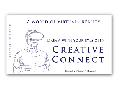 Daily UI - 73 Virtual Reality animation app branding connect creative creative connect dailyui design illustration logo reality type typography ui ux vector virtual vr web website