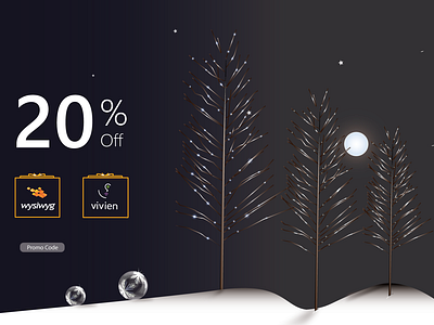 Xmass Banner 2 banner black background christmass design illustration typography vector xmass