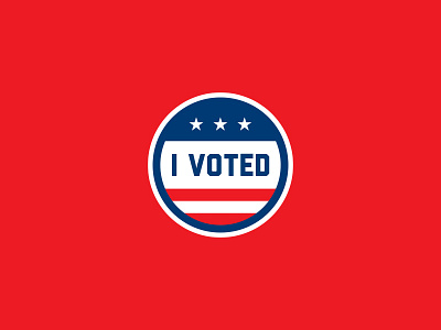 I Voted america country election flag pride stars stripes united states usa vote