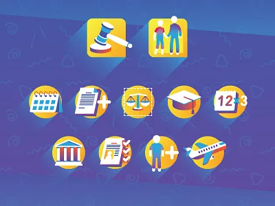 Smooth Icons government icons illustration law legal paper procedure vector