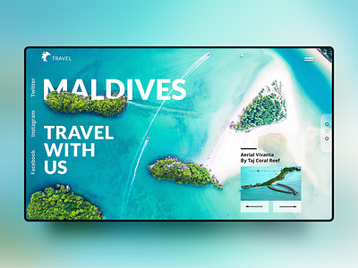 Maldives design webdesign