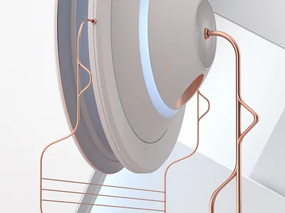 Curve × 7.1 3d after effects c4d cinema 4d concept design illustration industrial landingpage minimal neon octane octanerender product studio