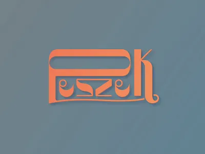 Peszek branding calligraph calligraphy calligraphy font font illustration logo logotype typography typography design