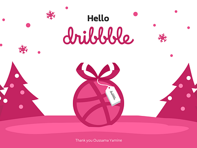 Hello everyone christmas design illustration illustration art ui vector web