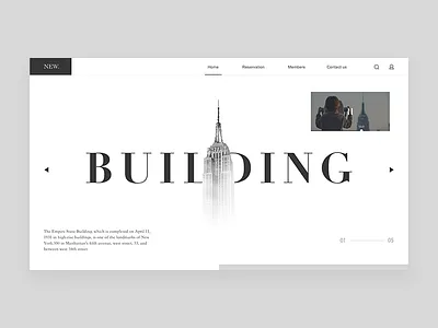 Building web home page design demo design page ui web