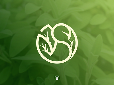 Sage brand branding concept esports flower game gaming icon iconmark identity leaf logo logomark logotype plant plant logo s logo sage typography unused