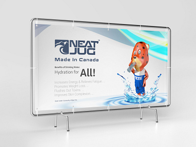 3d Mascot And Banner Design 3d character 3d model banner design character design cute design illustration maya