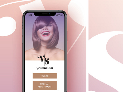 yourSalon App branding login salon ui ui design ux ux design ux designer ux process ux ui