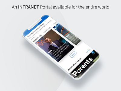 Sneak Peek - Intranet Portal responsive design sketch app visual design