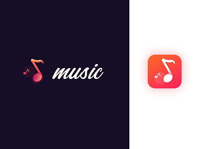 音乐appicon ui 图标 设计
