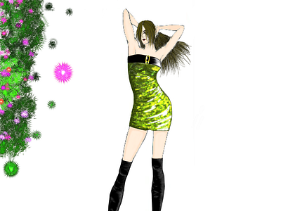 Ready for christmas christmas dress fashion fashion art fashion design fashion magazine holidays illustration illustrator