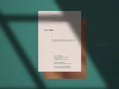 Birthday Invitation babypink brown color content design design designinspiration funny gold graphicdesign green humour indian invitation language minimal regional serif shadow typography vishnu khowal