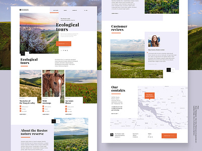 The Rostov Reserve Frontpage design ui web website