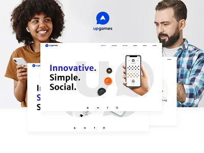 Upgames website mobile app development company ui ui ux web web design