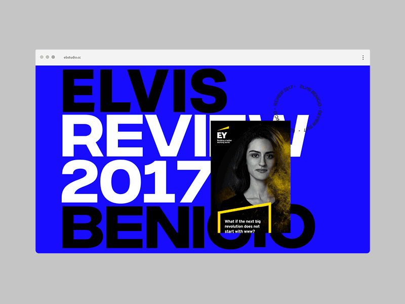 Review 2017 design flat website