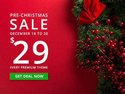 YoloTheme & NooTheme Christmas Sale nootheme wordpress theme wordpress theme sales xmas sale yolotheme sale