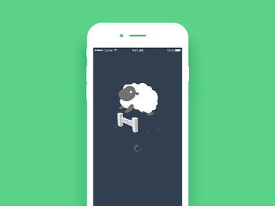 Daily UI #055 Loading dailyui loading mobile sheep sleeping ui