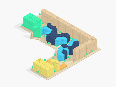 City Block Chart 3d block buildings chart city city block