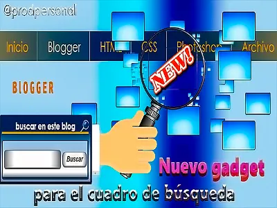 New Search Box Gadget article blog blog design blogger blogging blogspot color colorful design gadget infographic mavicfe photoshop prodpersonal search box web design widget