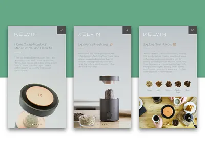 #095 Product Tour app coffee dailui dailyui design introduction product roaster specification tour ui ux uxd